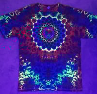 Image 4 of UV blacked out scrunch mandala 