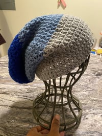 Blue & Grey Slouch Hat