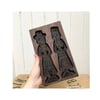 Hand carved wooden antique biscuit mould 