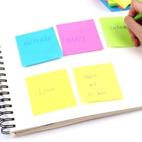 Image 2 of Sticky Note Sheets - 1000 Pieces - Assorted Colors