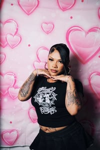 Image 1 of amor eterno blk baby tee 