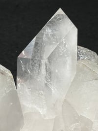 Image 18 of Clear Quartz Points Cluster With Chlorite Inclusions Statement Piece #2543