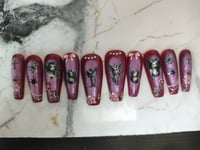 Image 2 of Goth Press on Nails 