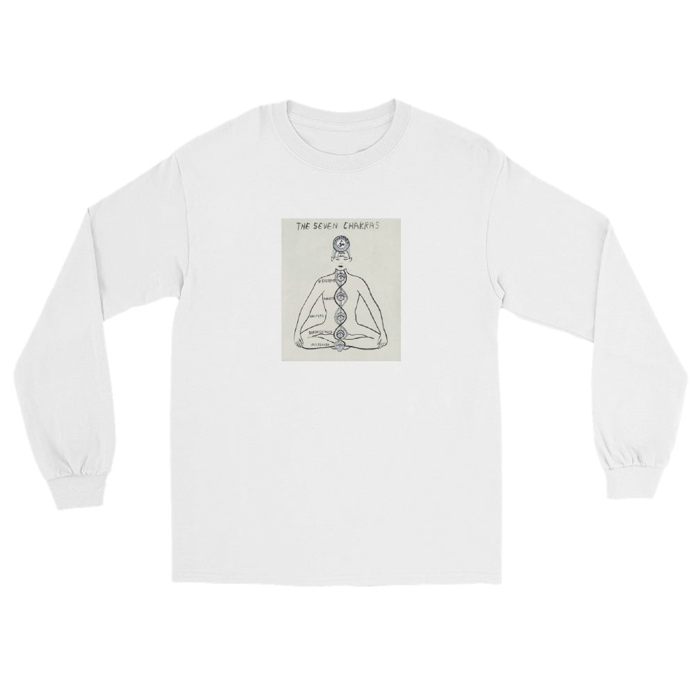 Image of THE SEVEN CHAKRAS LONG SLEEVE SHIRT 