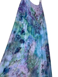 Image 7 of XL Jersey Knit Long Sundress in Mermaid Watercolor Ice Dye