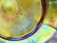 Image 15 of Louis Comfort Tiffany Favrile Iridescent 7" Glass Bowl