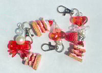 Image 1 of 🍓strawberry cheesecake keychains🍓