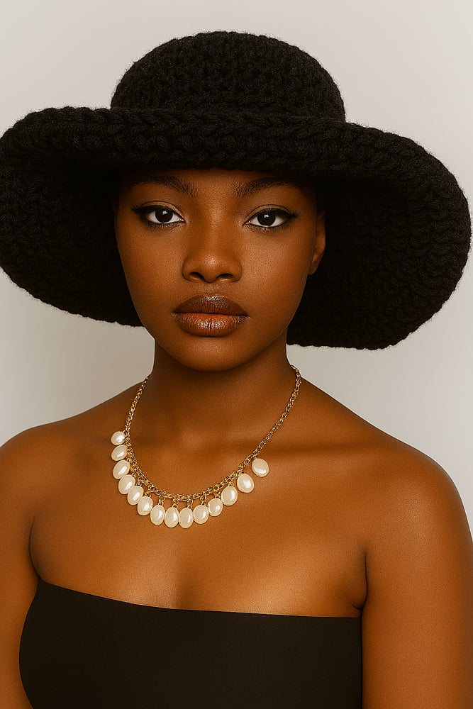 Image of Large brim bucket hat