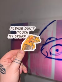 Image 2 of Large Gecko Sticker WHOLESALE (Pack of 12)