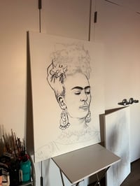 Image 2 of Frida Kahlo Original Painting