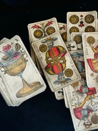 Image 11 of Superbe tarot piémontais d’Alessandro Viassone, début 1900, Italie, exemplaire tamponné
