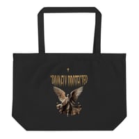 Image 1 of Large DIVINELY PROTECTED organic tote bag