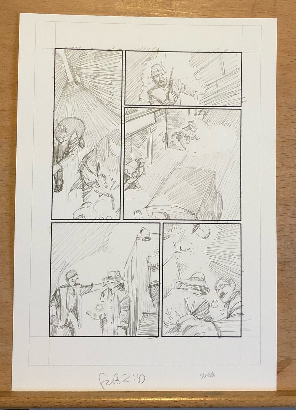 Image of Fort issue 2 page 10 pencils