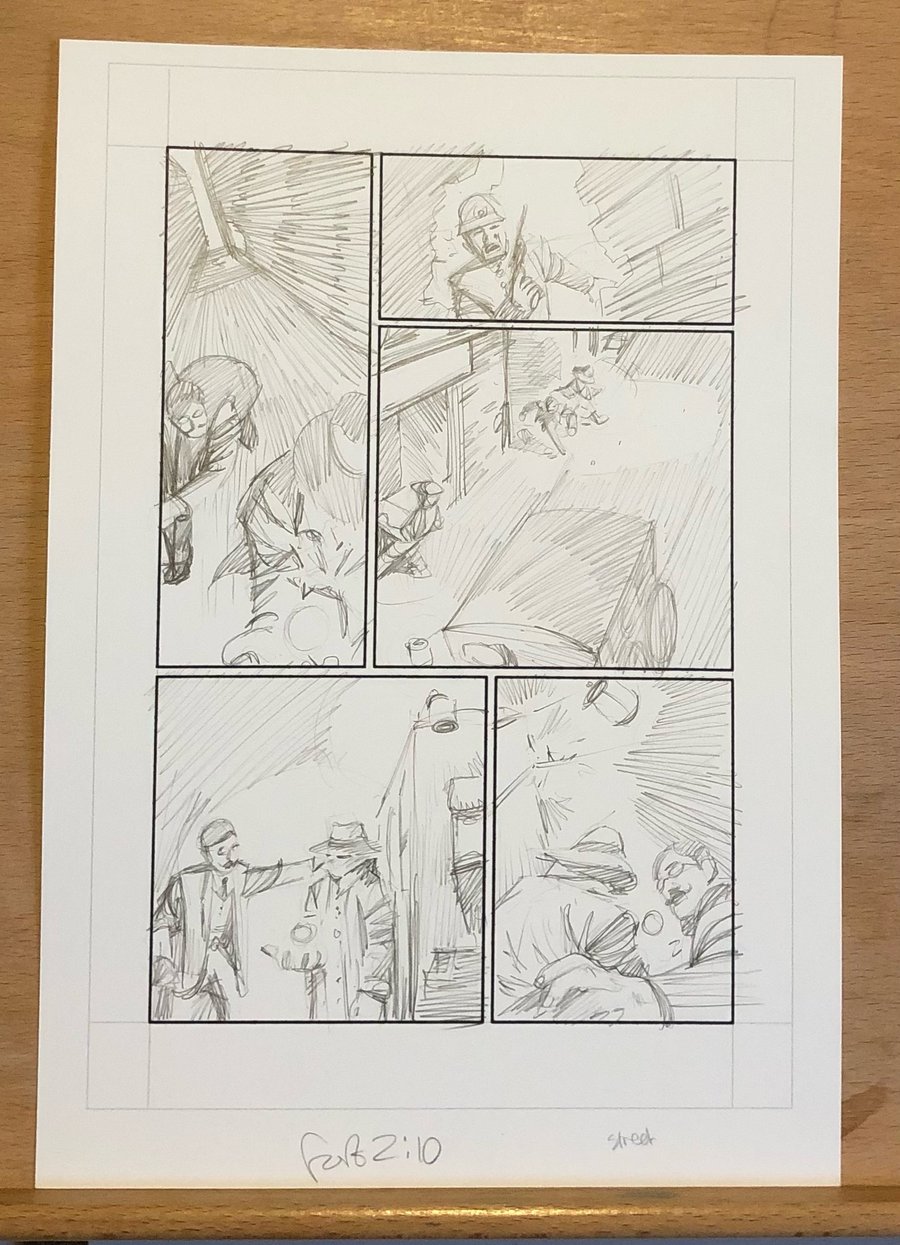 Image of Fort issue 2 page 10 pencils