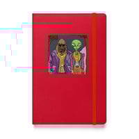 Image 5 of Bigfoot and Alien Chilling Hardcover bound notebook