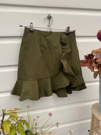 Image 1 of Khaki ripple skirt 