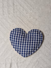 Image 4 of Broche coeur vichy 