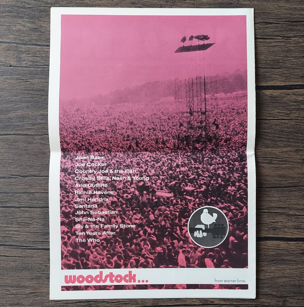 Woodstock Pressbook / Advertising Supplement (1970 Warner Bros.)