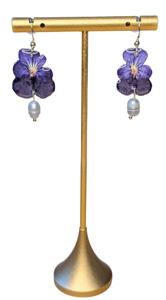 Image of Pansy & Viola Earrings