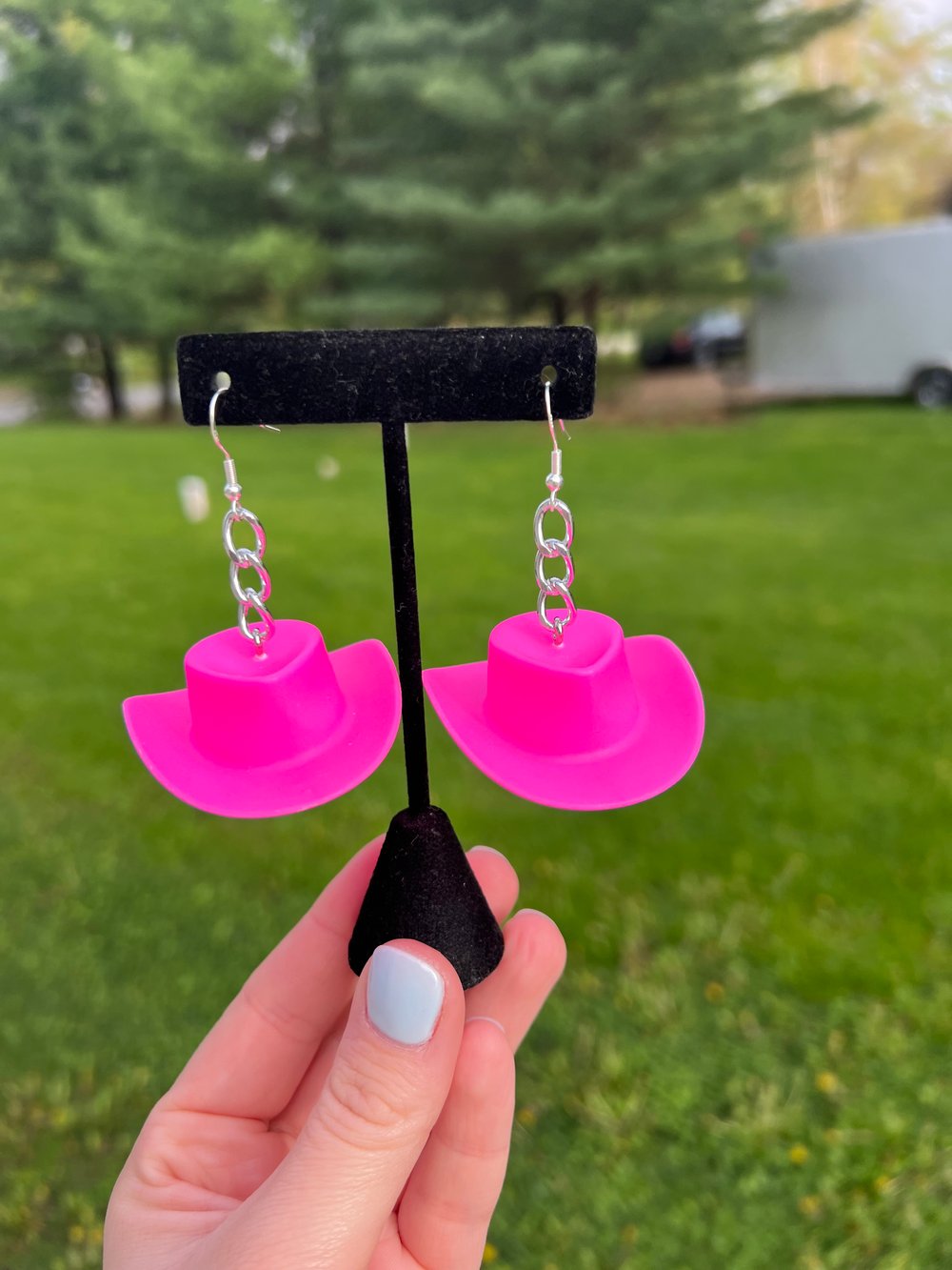 Image of Pink Rodeo Earrings