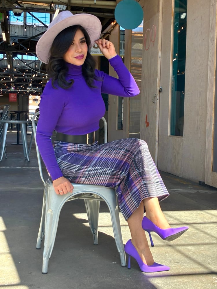 Image of PURPLE PLAID