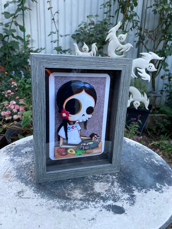 Image of “Guacamole” shadow box