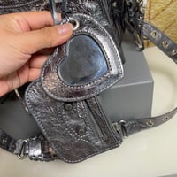 Image 4 of METALLIC METAL PURSE