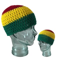 Image 1 of Ghana Inspired Fitted Beanie