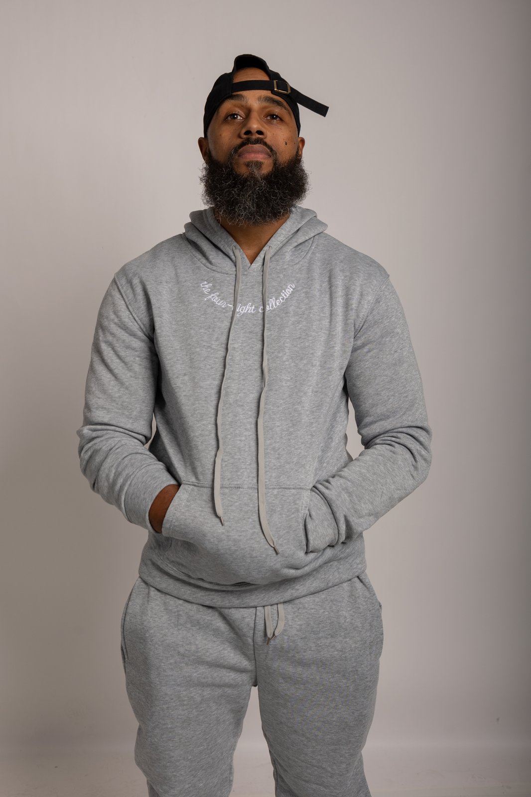 Classic 2024 grey hoodie