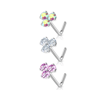 Gem Flower Nose Ring