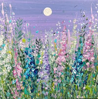 Image 5 of Custom Size Extra Large Art - Moon Garden