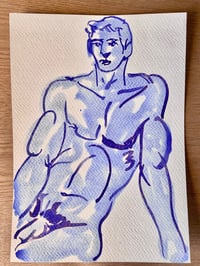 Image 1 of Watercolour ~ Blue Boys XXXVI