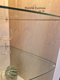 Image 7 of Double Corner Drinks Cabinet in white with Light and Lining