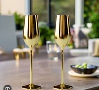 Stainless Steel Champagne Flutes