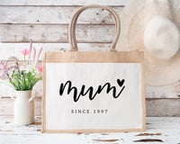 Personalised Mother's Day Title Jute Bag 