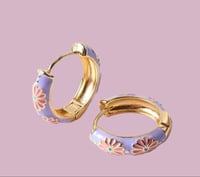 Heidi Gold Lilac Hoop