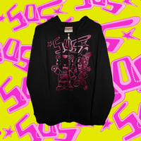 S.O.S “CYB✪RG LÜV” ZIP-UP 