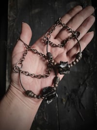 Image 2 of Vertebrae and beads earrings