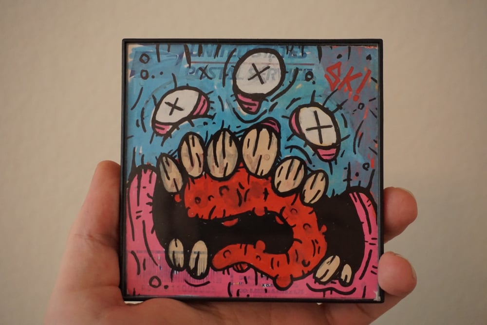 Cube creep original painting