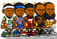 Image 1 of Lebron James’ Career Print