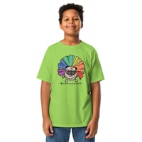 Image 2 of Youth Tee- Rainbow Anouk Pug