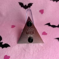 Image 3 of 2.25 Inch AndrAIa Icon 2nd Ed. - Silver Plated Finish Pin