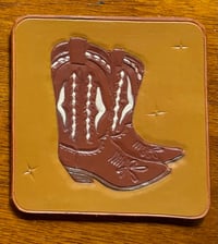 Image 2 of COWBOY BOOT 9x9cm ARTWORK