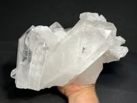 Image 18 of Large Clear Quartz Points Cluster Statement Piece #2260