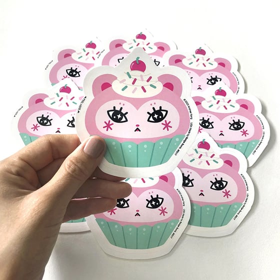 Image of Cupcake Bear Sticker