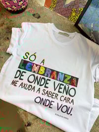 Image 1 of Camiseta bordada a man.  LEMBRANZA. Corte unisex. Varias tallas.