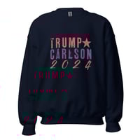 Image 7 of Trump Carlson 2024 - Unisex Sweatshirt from PatriotsCo.com