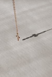 Image 2 of Bubble Cross Necklace