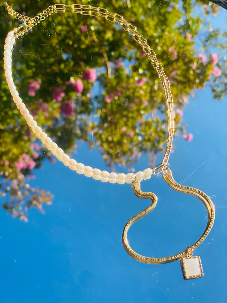 Image of Round About Fresh Water Pearl Necklace (One of a Kind)