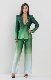 Image 1 of A Day In My Life Suit Set-Green 